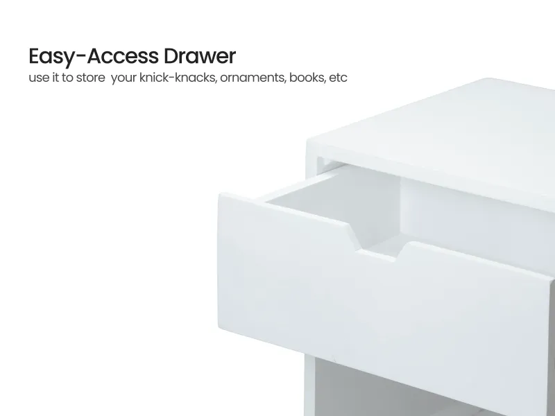 Soho Engineered Wood Bedside Table